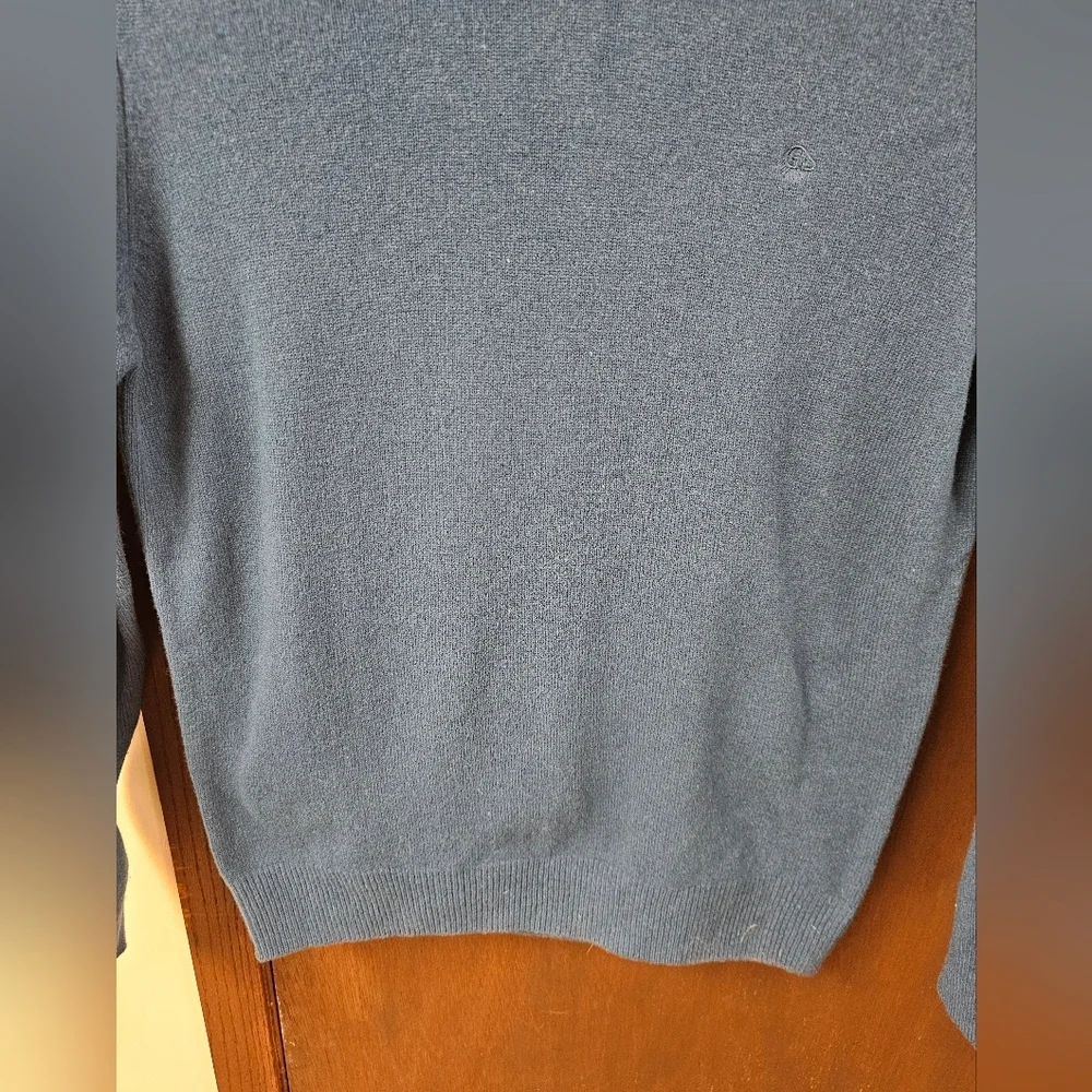 NWT Giesswein Austria Mens Lambs Wool Basics Pullover Sweater Round Neck Large